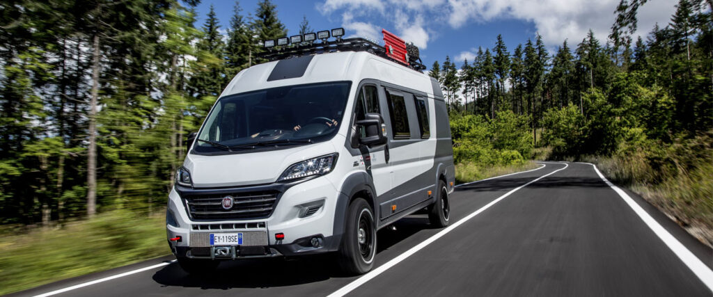 Reisemobil der Marke Fiat Professional