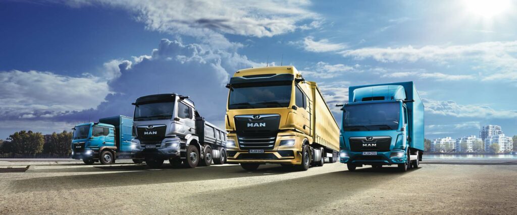 Die unterschiedlichen LKW bzw. Truck-Modelle von MAN